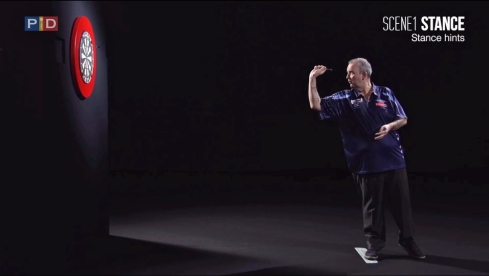 Правильна техніка кидка в дартс (на фото Філіп Тейлор)